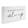 Stupell Industries Let Me Sleep Phrase with Eyelashes, 30" x 13" - 3 of 4