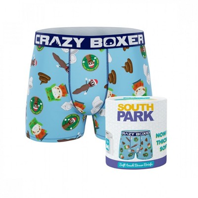 Mens Crazy Boxers South Park Kyle and Toilet Boxer Briefs