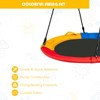 Safstar 40" Saucer Tree Swing Outdoor Round Platform Swing w/ Pillow & Handle - 4 of 4