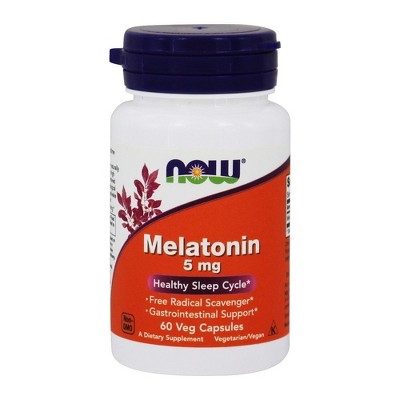 NOW Foods Melatonin High Potency 5 mg.  -  60 Count