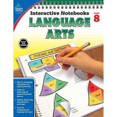 Language Arts, Grade 8 - (Interactive Notebooks) by  Sara Haynes Blackwood (Paperback)