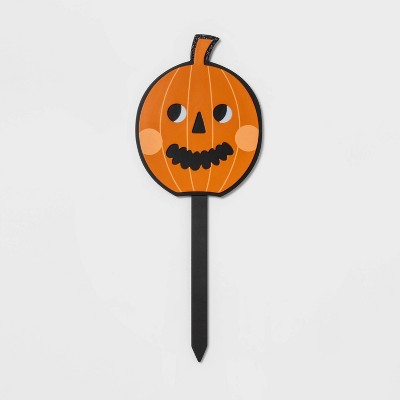 Pumpkin Face Halloween Decorative Yard Stake - Hyde & EEK! Boutique™