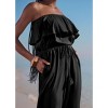 VENUS Womens Strapless Jumpsuit Cover-Up - 3 of 4