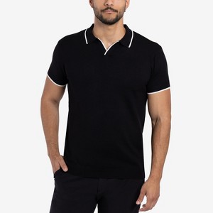 X RAY Mens Slim Fit Knit Polo Sweater - 1 of 4