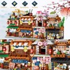 SEVOBAL Building Sets 1608 PCS Japanese Architecture Block Kit 4 Mini House Models Creative Toy for Kids, Multicolor, 11.81"*7.87"*3.15" - 3 of 4