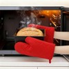 REGALWOVEN Heat Resistant Thick Cotton Lining Durable Oven Mitts Set of 2 10.6x6.7inch - 4 of 4