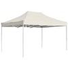 vidaXL Party Tent Cream Aluminum alloy 14.8 x 9.8 ft Foldable - 2 of 4
