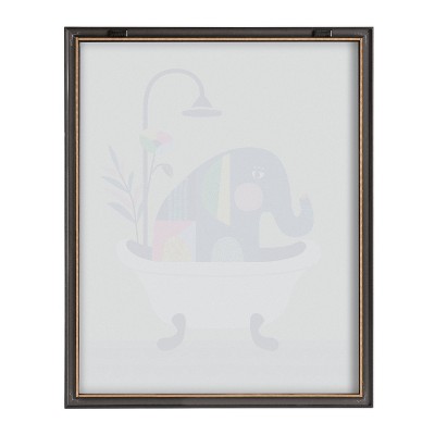Mid Century Modern Elephant in Tub Framed Print