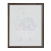 16" x 20" Blake Mid Century Elephant in The Tub by Rachel Lee Framed Printed Glass Gray - Kate & Laurel All Things Decor - image 3 of 4