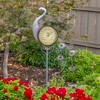 Swim Central 41.75" Iron Peacock Garden Stake Thermometer - 4 of 4