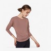 Anna-Kaci Women's Long Sleeve Twist Back Open Back Active Top - 3 of 3