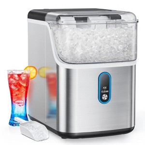 HOMEZAY Nugget Ice Maker, Pebble Ice, 33 lbs/Day, Self-Cleaning, Compact, LED Indicator, Ideal for Home, RV, Office - 1 of 4