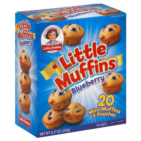 Little Debbie® Blueberry Little Muffins Pouches -5ct : Target