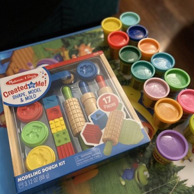 Melissa & Doug Créé par moi! Kit de pâte à modeler et à modeler 17 pièces  (4 pâtes et outils