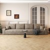 Cloud Modern Modular Sofa with Deep Seat, Upholstered Couches for Living Room Bedroom,No Assembly Required,Camel - 3 of 4