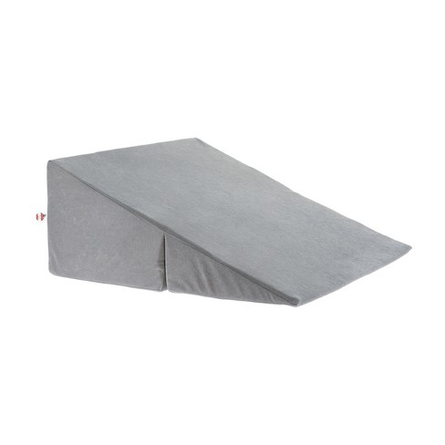 Bed Wedge Pillow, Back Support Memory Foam - Adjustable & Folding Incline Cushion