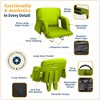 Reclining Stadium Seat for Bleachers with Back Support, Armrests, Cup Holder, Large Pockets, and Waterproof - 3 of 4