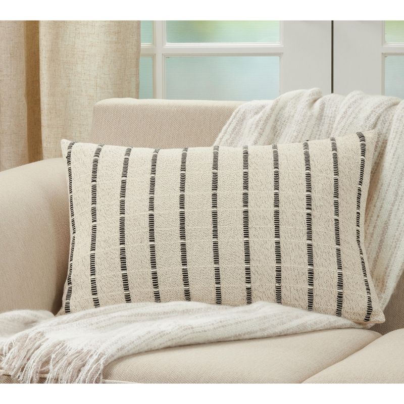 Saro Lifestyle Corded Throw Pillow With Poly Filling, 3 of 4