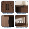 47.2inch Large Sideboard Buffet Cabinet, Farmhouse Coffee Bar Cupboard Cabinet Storage, Wood Console Table with 2 Drawers for Kitchen Living Room - 3 of 4