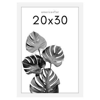 Pack of 2, 20x30 Grey Poster Picture Frame with Plexiglass
