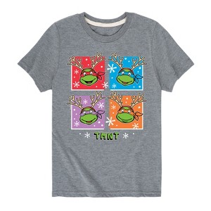 Boys' - Teenage Mutant Ninja Turtles - Reindeer Turtles Short Sleeve Graphic T-Shirt - 1 of 4