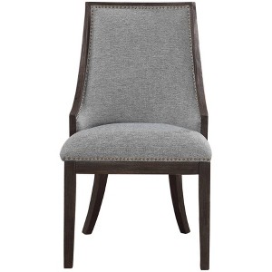 Uttermost Janis 27" Wide Barrel Back Gray Fabric Accent Chair - 1 of 1