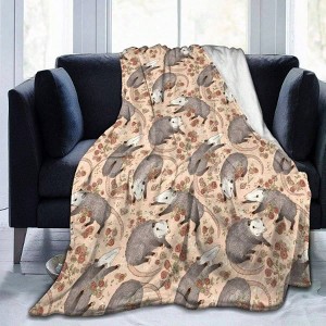 Soft Throw with Stuffed Animal Design, 60x80 for Bed, Birthday Gift for Women Men - 1 of 4