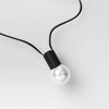 10ct LED Solar Outdoor Orb and Globe String Lights Clear Bulbs - Threshold™ - image 4 of 4