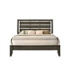 84" Queen Bed Ilana Bed Gray Finish - Acme Furniture: Canvas Upholstery, Wood Frame, 60 Day Warranty - 3 of 4
