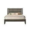 84" Queen Bed Ilana Bed Gray Finish - Acme Furniture: Canvas Upholstery, Wood Frame, 60 Day Warranty - image 3 of 4