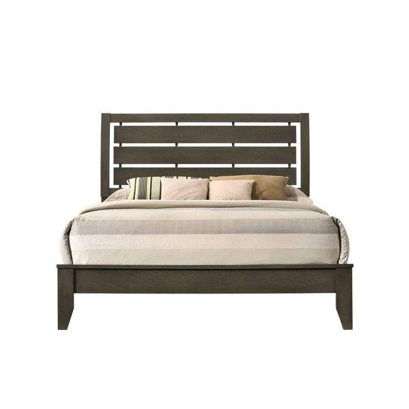 84&#34; Queen Bed Ilana Bed Gray Finish - Acme Furniture, 3 of 9