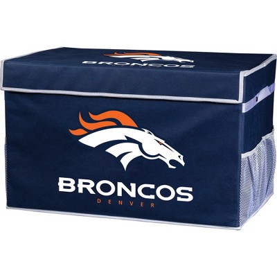 NFL Franklin Sports Denver Broncos Collapsible Storage Footlocker Bins - Small