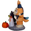 Gemmy Halloween Inflatable Bluey and Family Scene, 5.5 ft Tall, Multi - 3 of 4