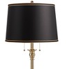 360 Lighting Dyna 58" Antique Brass and Satin Black Shade Floor Lamp - 2 of 4