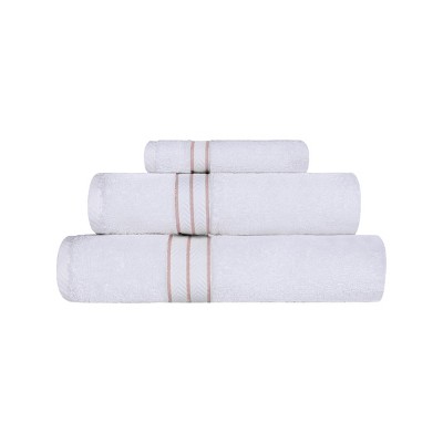 Premium Cotton Solid Plush Heavyweight Hotel Luxury 3-piece Towel Set ...