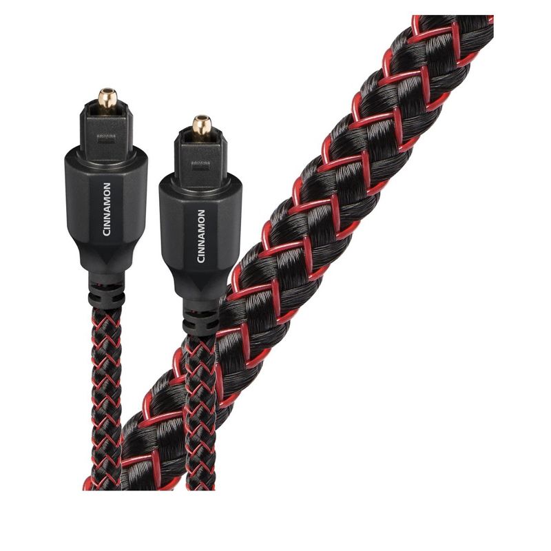 AudioQuest Cinnamon Toslink Fiber Optic Digital Audio Cable - 4.92 ft. (1.5m), 2 of 3