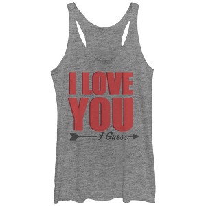 Women's Lost Gods I Love You I Guess Racerback Tank Top - 1 of 3