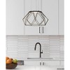 Urban Ambiance Luxury Minimalist Indoor Pendant,  9-5/16''H x 17-15/16"W x 17-15/16''D,  Matte Black Finish, UHP4581 - 2 of 4