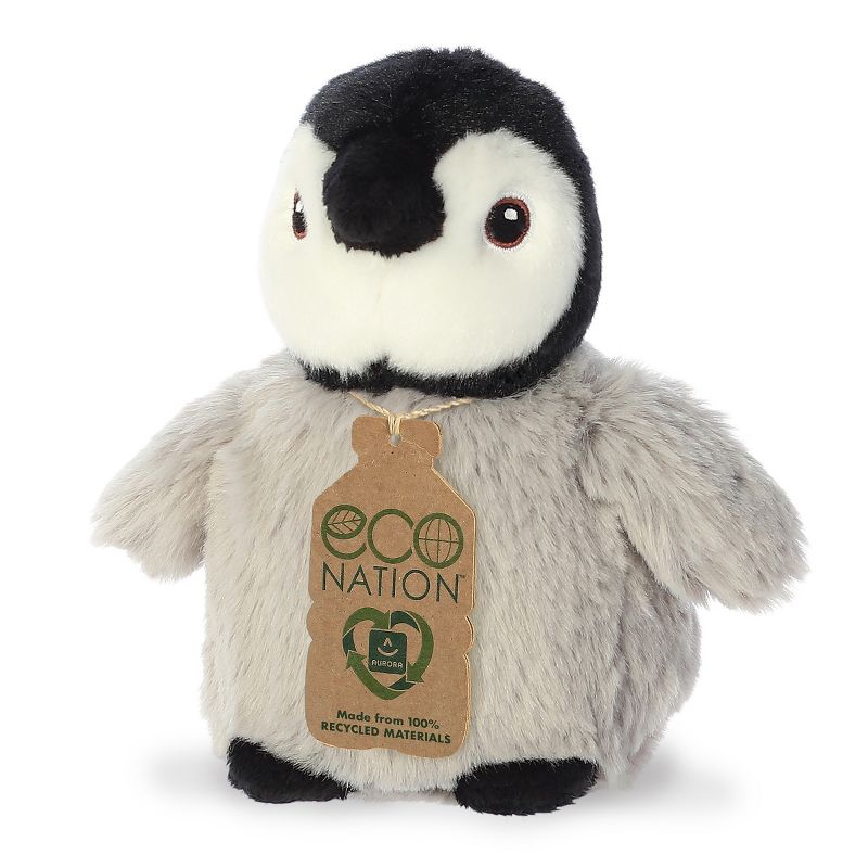 Aurora Eco Nation 5" Penguin Grey Stuffed Animal, 5 of 6