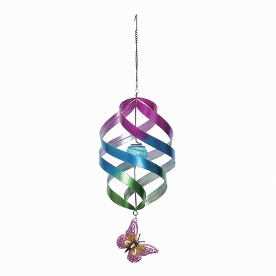 Transpac Metal 17" Multi Spring Spinner Garden Accent