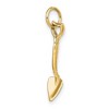 Black Bow Jewelry 14k Yellow Gold 3D Spade Charm - 4 of 4