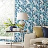 RoomMates Lucky Bamboo Blue Peel and Stick Wallpaper - 3 of 4