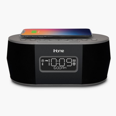 IHome HWL83 Bluetooth AM/FM Alarm Clock outlets with Wireless charging and more!