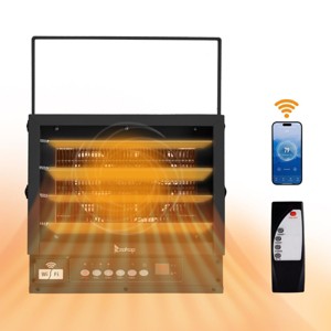 SEVOBAL Indoor Heaters Smart Garage Heater Ceiling Mount Remote Control Digital Thermostat for Workshop Garage - 1 of 4