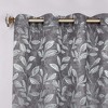 Modern Bohemian Leaves Room Darkening Semi-Blackout Curtains, Set of 2 by Blue Nile Mills - 2 of 4