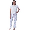 AC/DC Womens' All Over Logo Pastel Tie Dye Pajama Pants Loungewear Sleep Multi - 4 of 4