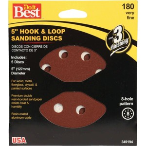 Do it Best  5pk 5" 180g Sanding Disc 349194GA - 1 of 1