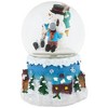 Northlight Children Building Snowman Musical Christmas Snow Globe - 5.75" - 4 of 4