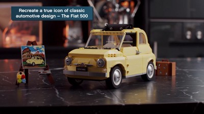 Lego Creator Expert Fiat 500 Toy Car Building Set For Adults Who