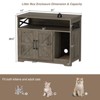 Cat Litter Box Enclosure, Hidden Litter Box Furniture with Scratch Pad - 2 of 4